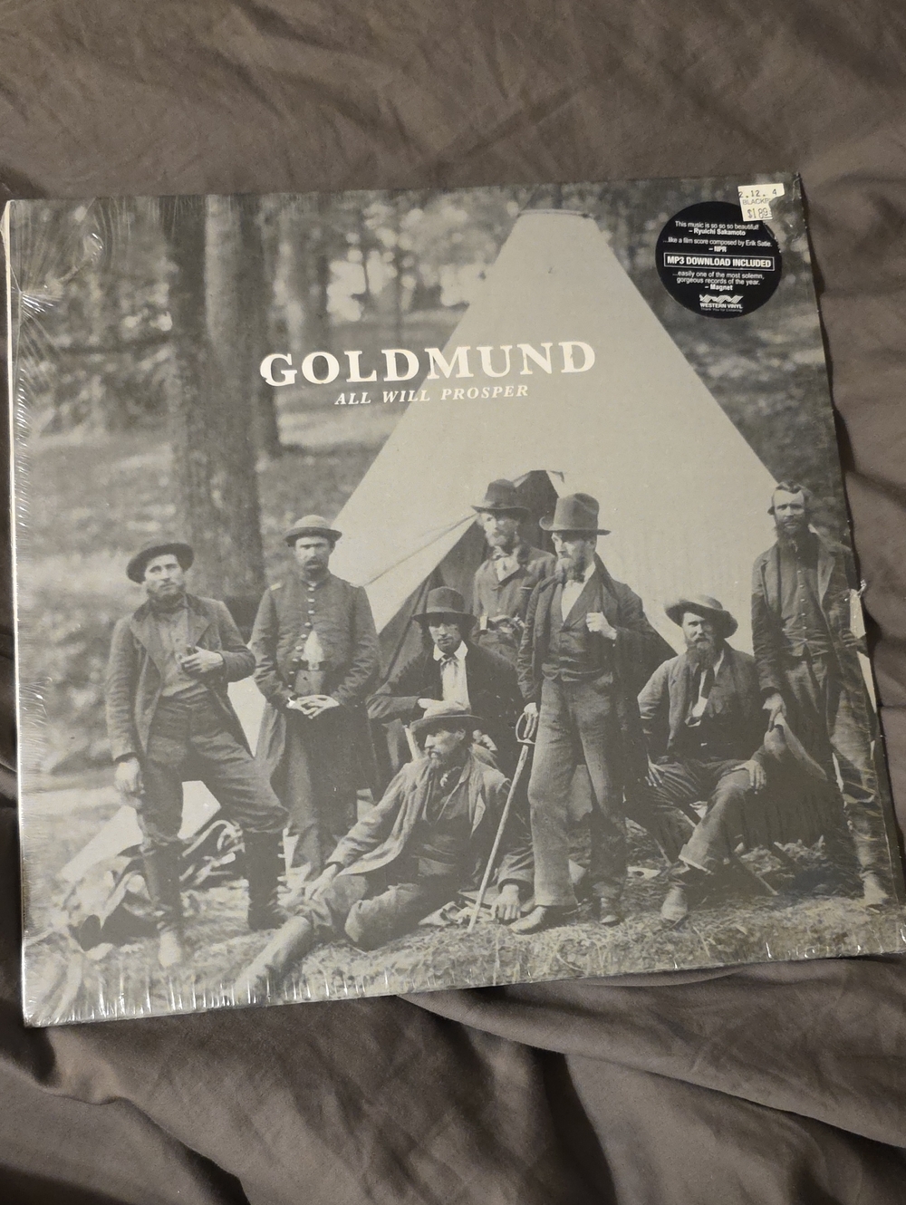 Goldmund All Will Prosper Vinyl LP - Keith Kenniff Ambient Modern Classical